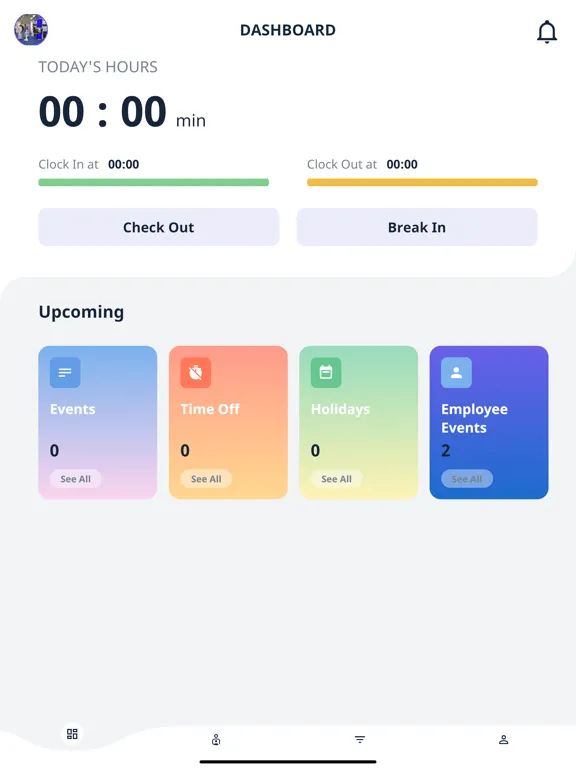 Ảnh chụp màn hình của PayPeople Cloud HR System iPad 