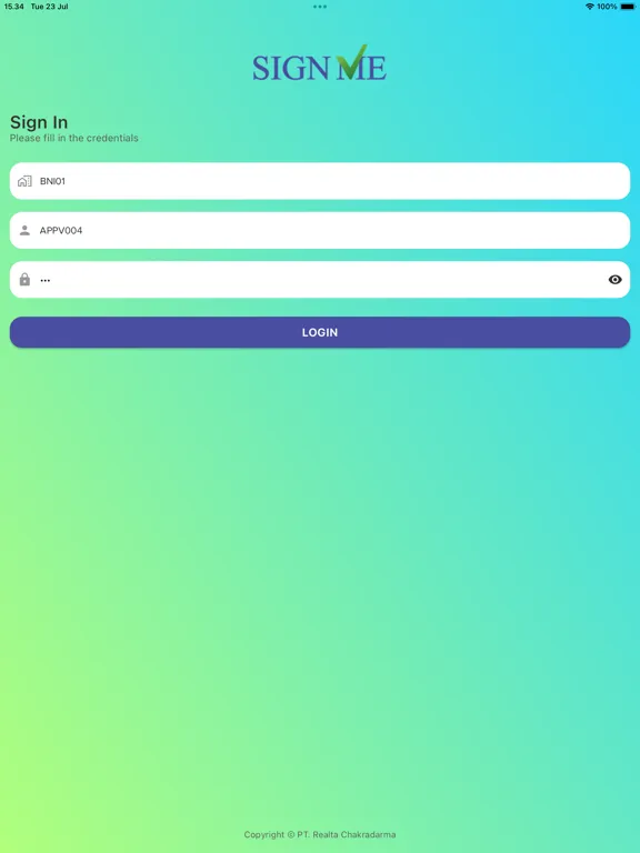 Bimasakti Sign Me iPad Screenshots