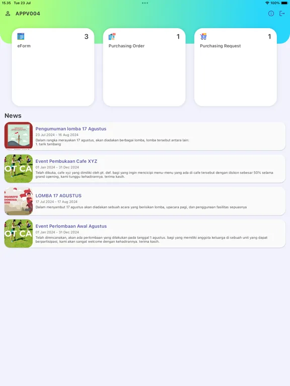 Bimasakti Sign Me iPad Screenshots