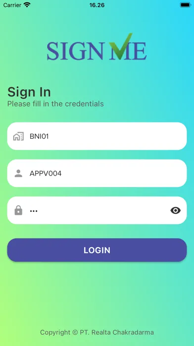 Bimasakti Sign Me Screenshots