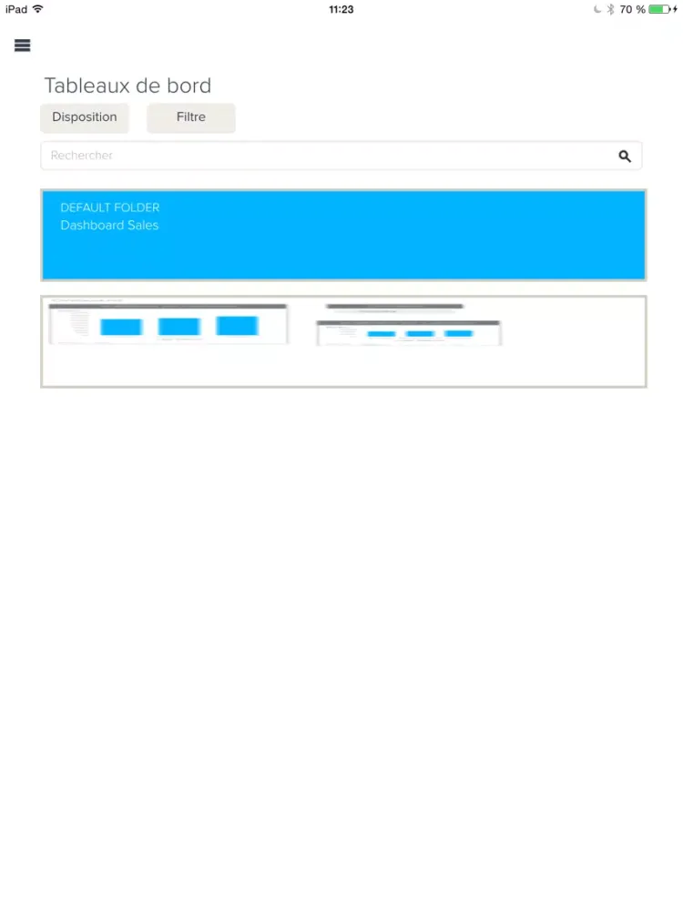 Tangkapan layar Bime Mobile iPad 