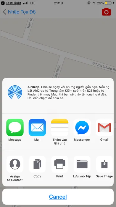Ảnh chụp màn hình của Vị Trí Khu Đất