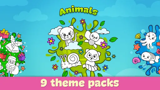 Captures d'écran de Coloring Book - Games for Kids