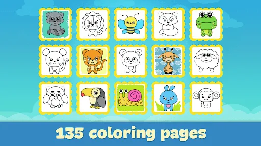 Captures d'écran de Coloring Book - Games for Kids