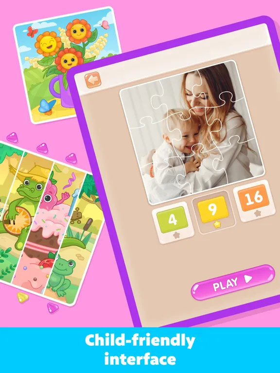 Kids puzzle games 3+ year olds iPad 應用截圖