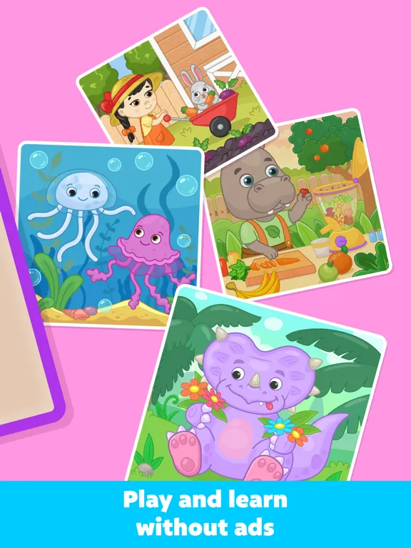 Kids puzzle games 3+ year olds iPad 應用截圖