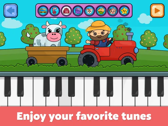 تصاویر Baby piano for kids & toddlers iPad 