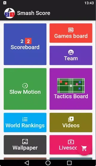 Badminton Score Screenshots