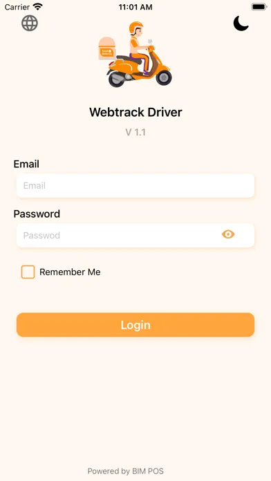 WebTrack Driver Ekran Görüntüleri