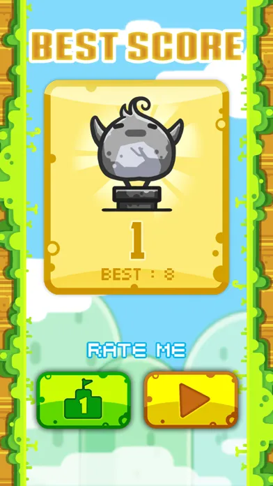 Capturas de tela do Chick UP!! (The Vertical Version of a Flappy Little Bird Adventure)