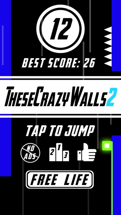 Zrzuty ekranu These Crazy Walls 2 -- One Finger Fast Pace Mini Game,More Color,More Fun!