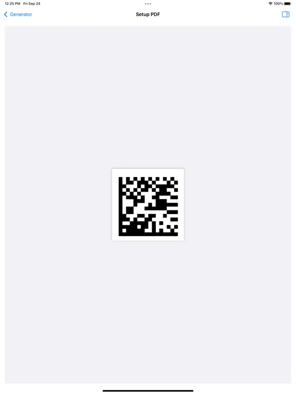 Datamatrix iPad  স্ক্রিনশট