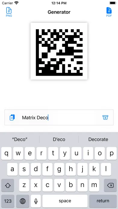 Datamatrix স্ক্রিনশট