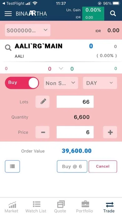 Binaartha Online Trading (BOT)应用截图