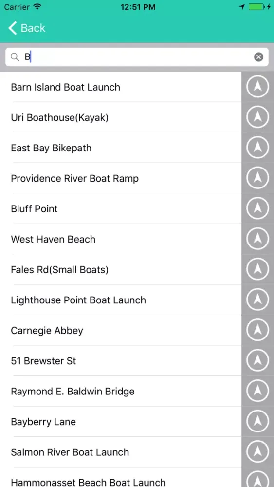 Screenshot di CT-RI: Salt Water Boat Ramps