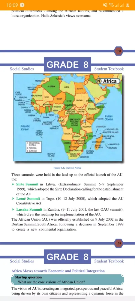Capturas de pantalla de Ethio Books : Grade 8 Textbook
