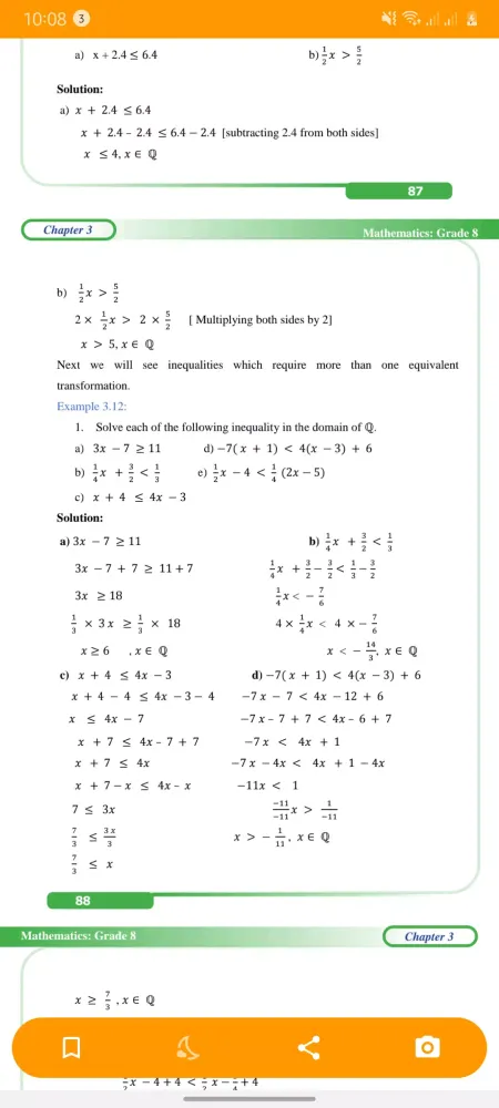 Capturas de pantalla de Ethio Books : Grade 8 Textbook