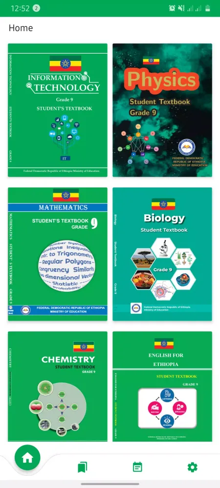 Ethio Books : Grade 9 Textbook Screenshots