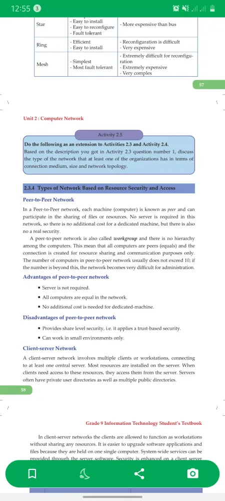 Ethio Books : Grade 9 Textbook Screenshots