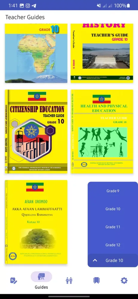 Ethio Books : Grade 9-12 Books Screenshots