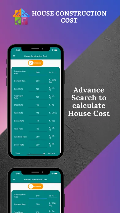 House Construction Cost سکرین شاٹس