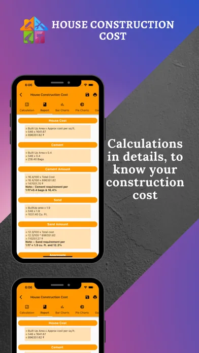 House Construction Cost سکرین شاٹس