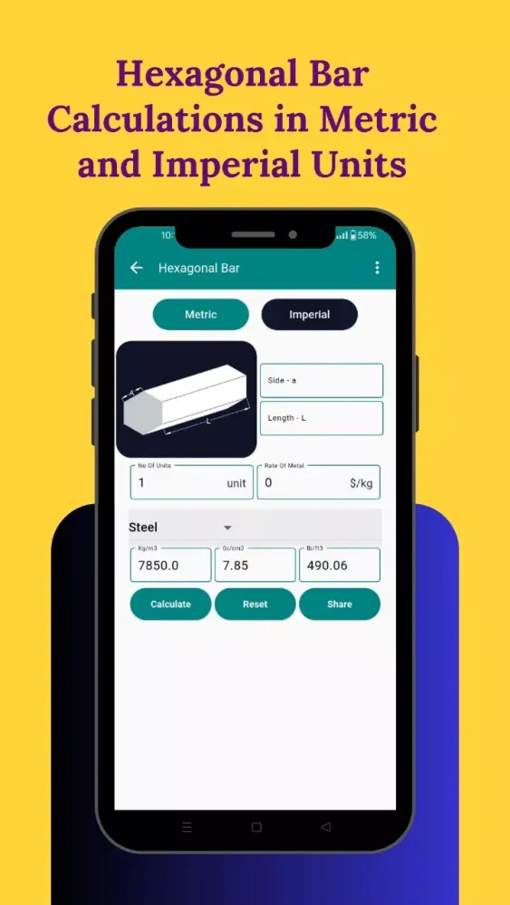 Metal Calculator स्क्रीनशॉट