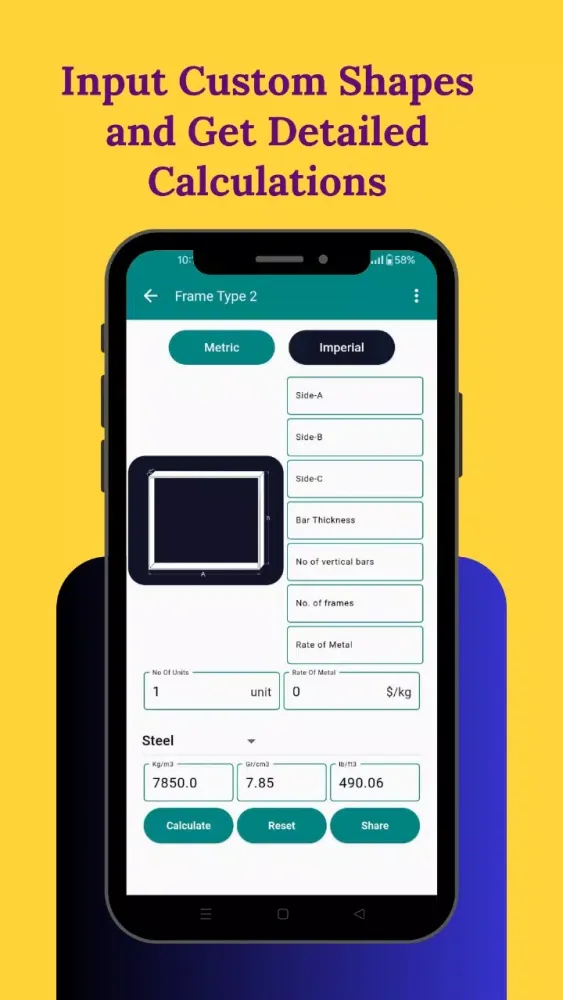Metal Calculator स्क्रीनशॉट