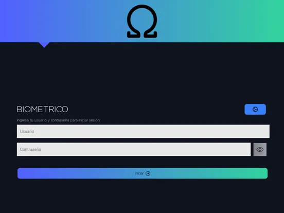 Biometrico GAE iPad  Screenshots