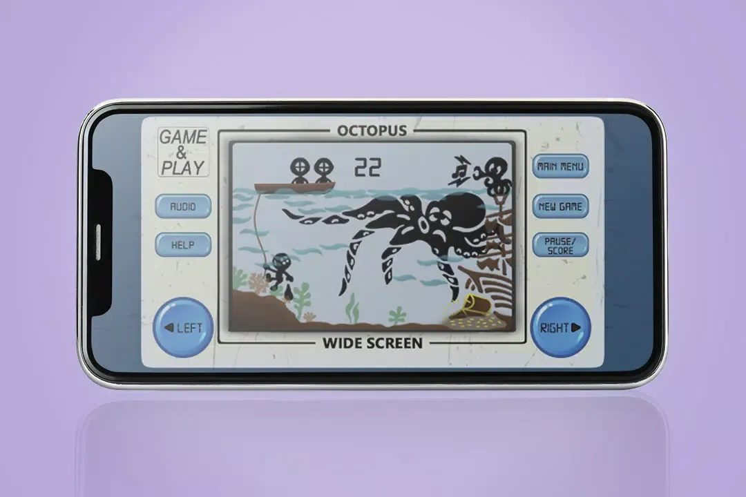 ภาพหน้าจอของ OCTOPUS 90s & 80s arcade games