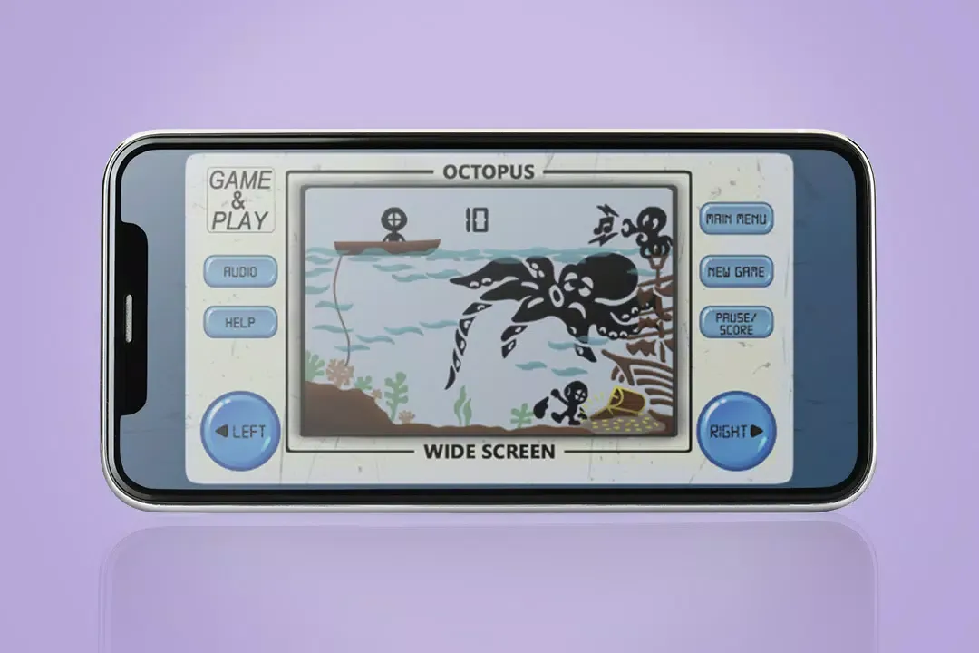 ภาพหน้าจอของ OCTOPUS 90s & 80s arcade games