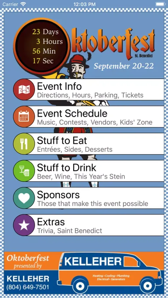 Capturas de pantalla de St. Benedict Oktoberfest