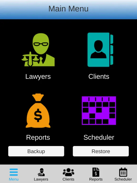 Zrzuty ekranu Lawyers Software iPad 