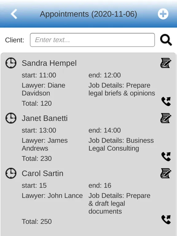 Zrzuty ekranu Lawyers Software iPad 