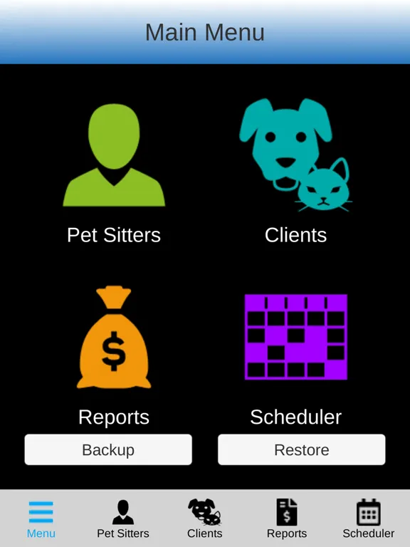 Скриншоты Pet Sitting Software iPad 