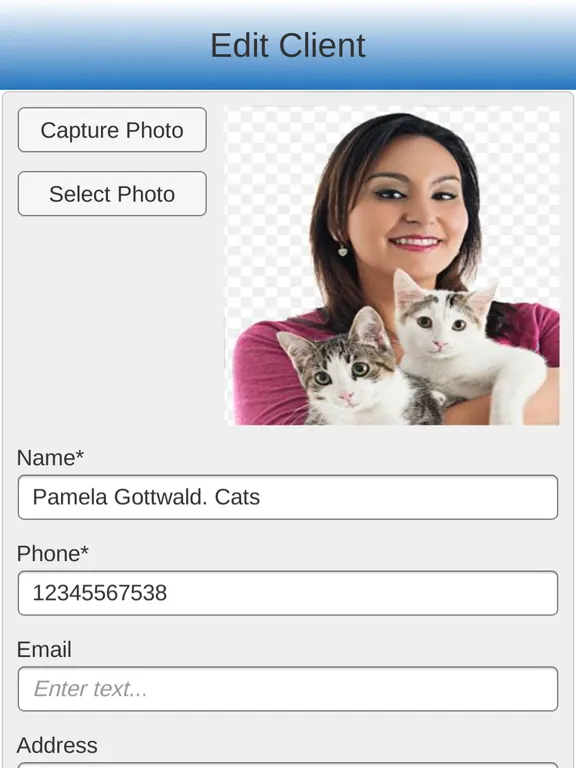 Скриншоты Pet Sitting Software iPad 