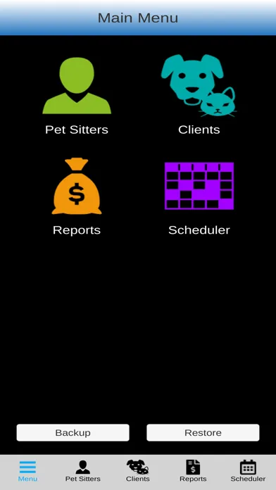 Скриншоты Pet Sitting Software