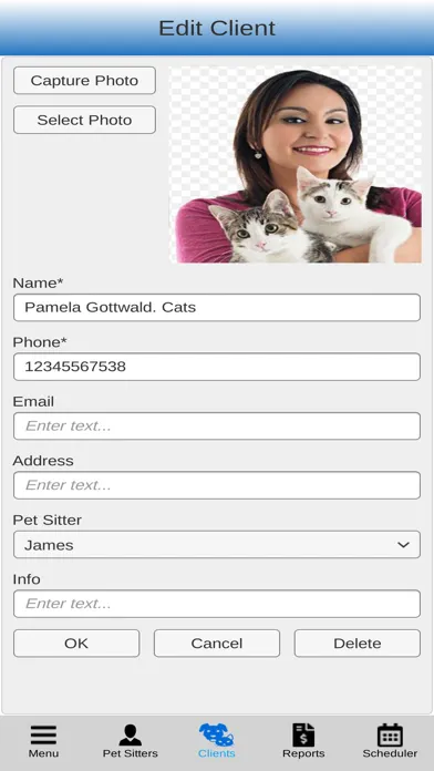 Скриншоты Pet Sitting Software