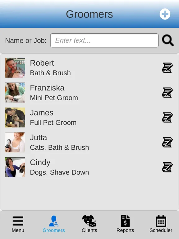 Pet Grooming Software iPad 应用截图