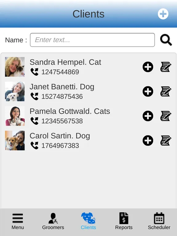 Pet Grooming Software iPad 应用截图