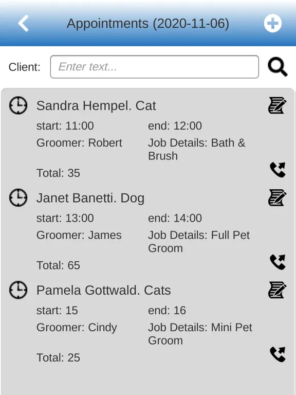 Pet Grooming Software iPad 应用截图