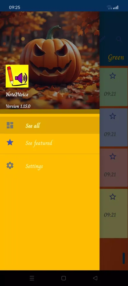 Ảnh chụp màn hình của Note2Voice. Text & TTS. Tool.