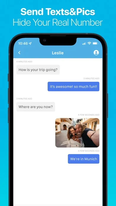 Private Texting SMS Phone Line スクリーンショット