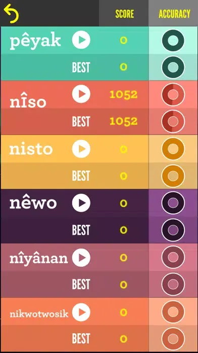 Opaskwayak Cree Match Game Screenshots