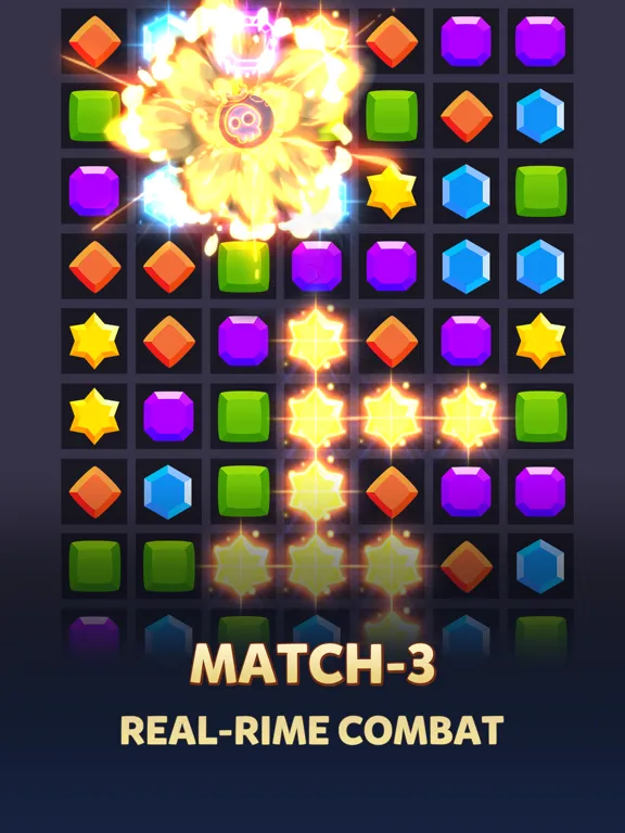 CryptoEmpire: Match-3 Battle iPad 应用截图