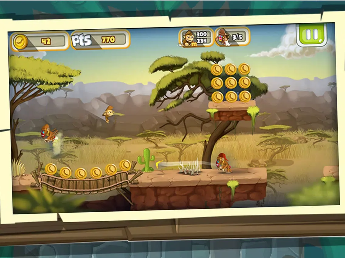 Monkey Run: Fantastic Adventure Tale iPad  Ekran Görüntüleri