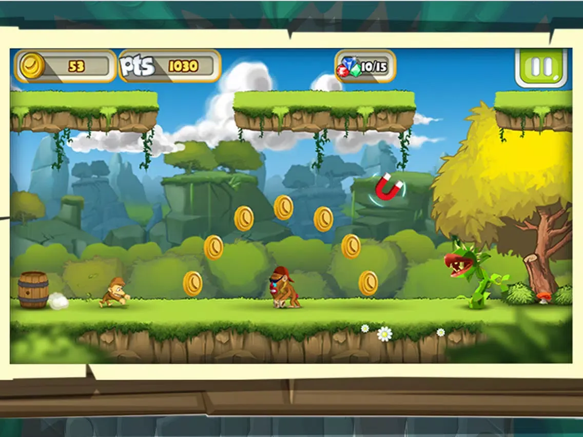 Monkey Run: Fantastic Adventure Tale iPad  Ekran Görüntüleri