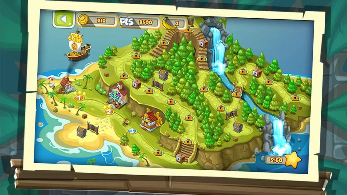 Monkey Run: Fantastic Adventure Tale Ekran Görüntüleri