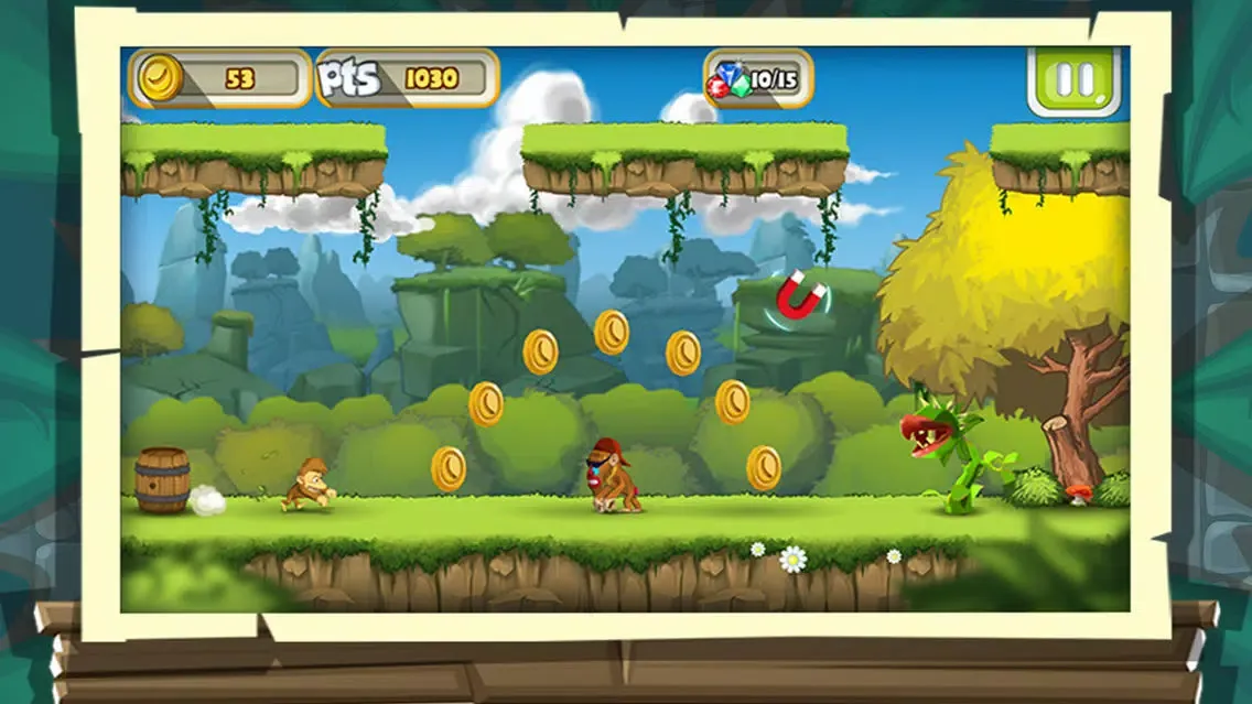 Monkey Run: Fantastic Adventure Tale Ekran Görüntüleri