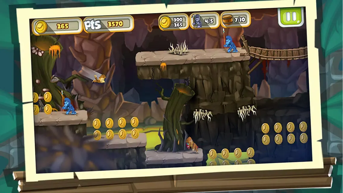 Monkey Run: Fantastic Adventure Tale Ekran Görüntüleri